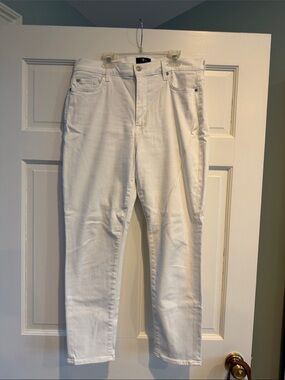 7 For All Mankind White Denim Jeans